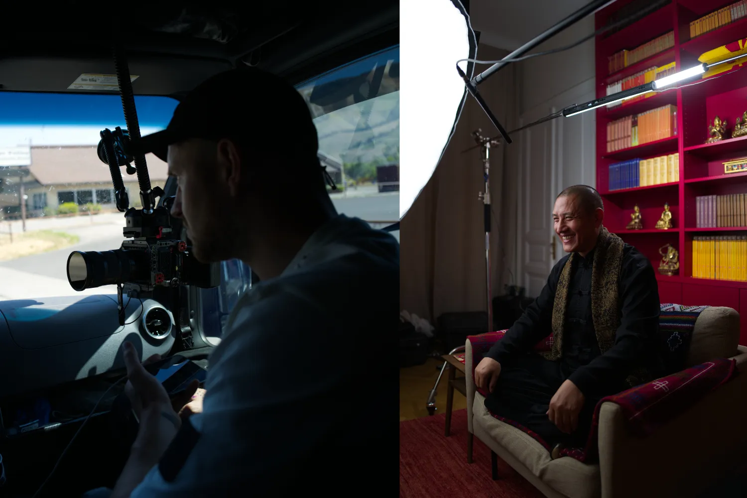 Behind the scenes production
